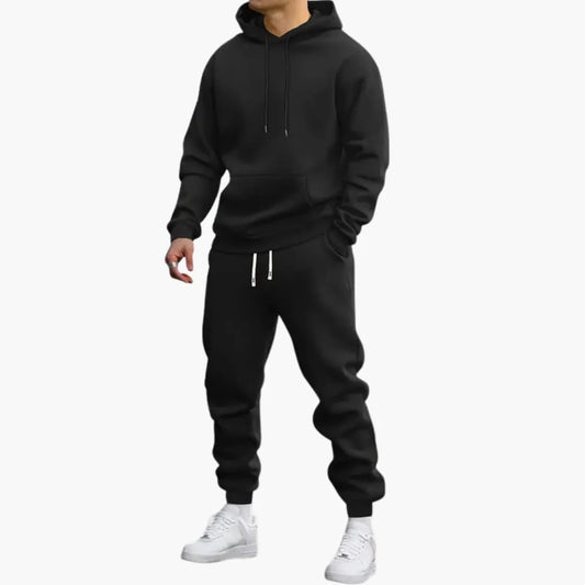 Relaxed Fit Hoodie and Jogger Set for Men